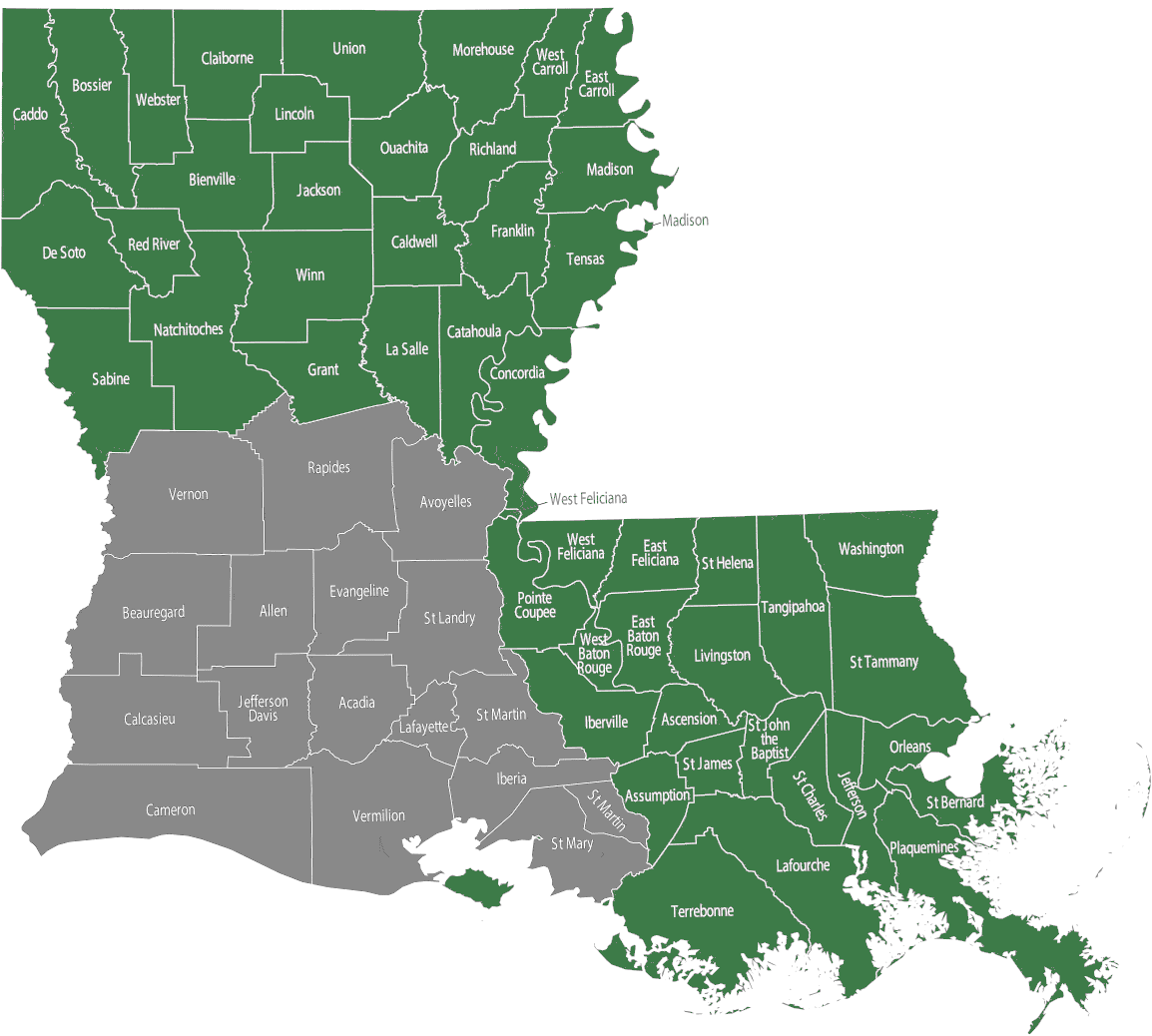 Continuum Restoration location maps